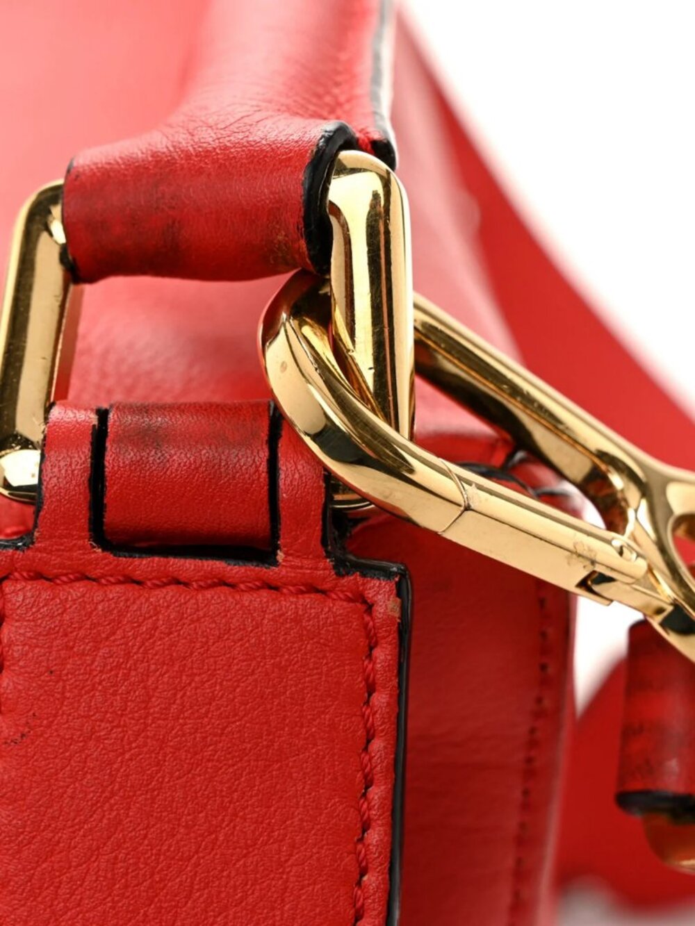 Loewe Calfskin Puzzle Bag Scarlet Shoulder Bag Crossbody - Picture 13 of 13